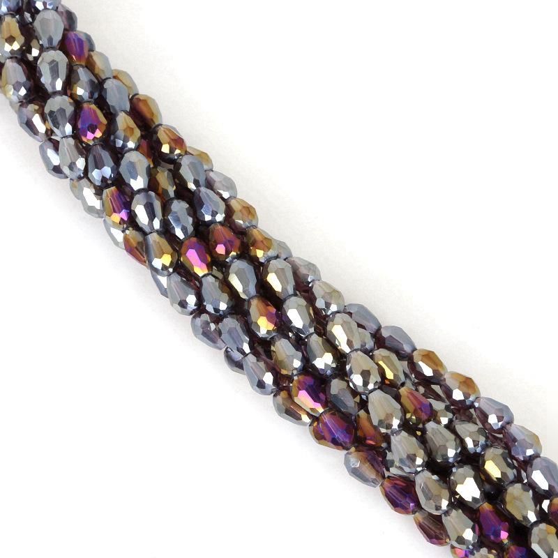 65 Teardrop Glass Beads for DIY Jewelry: Bracelets & Earrings Accessories