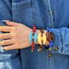 Western Style Pig Nose Retro Bracelet Adjustable Handmade Charm Bracelet Lightweight Resin Women's Bracelet Jewelry Accessories