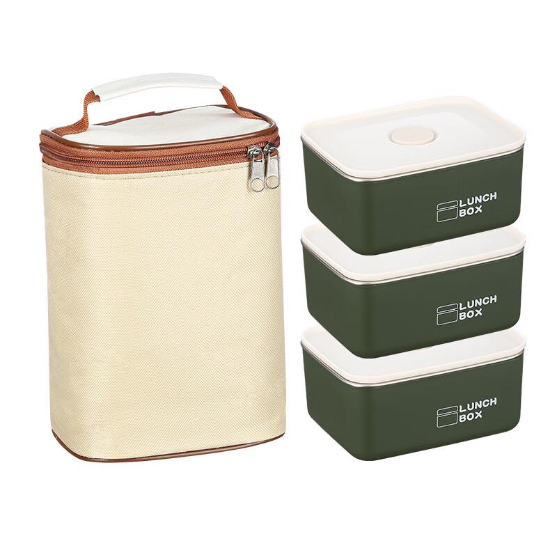 RuHan 316 Stainless Steel Microwaveable Student Lunch Box