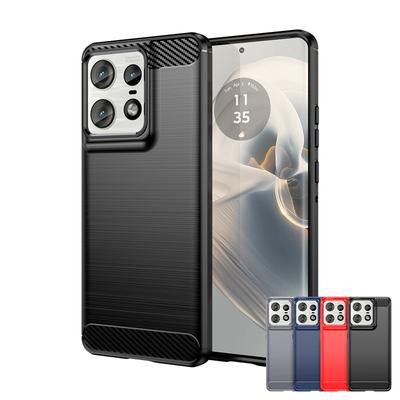 For Motorola Moto Edge 50 Pro Case For Motorola Moto Edge 50 Pro Cover Shockproof Silicone Luxury Brushed TPU Phone Back Cover