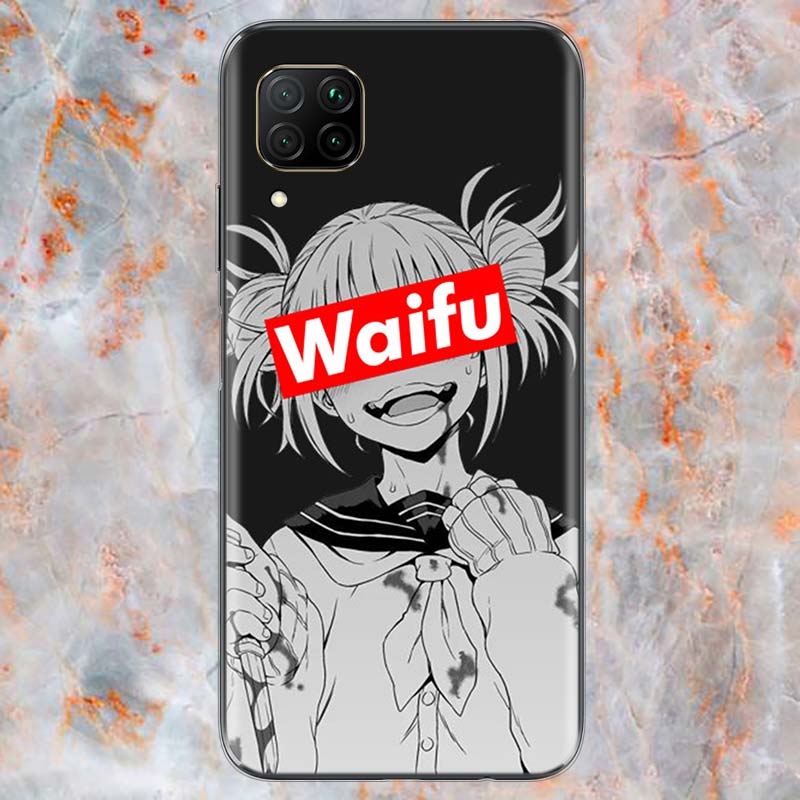 Sugoi Senpai Anime Waifu For Huawei Mate 40 30 20 20X 10 RS P Smart 2021 2020 Z S Pro Plus Lite 2019 Phone Case Shell