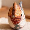 Cute Patchwork Coin Purse Cat Zipper Design Small Cosmetic Pouch Storage Case Women Girls
