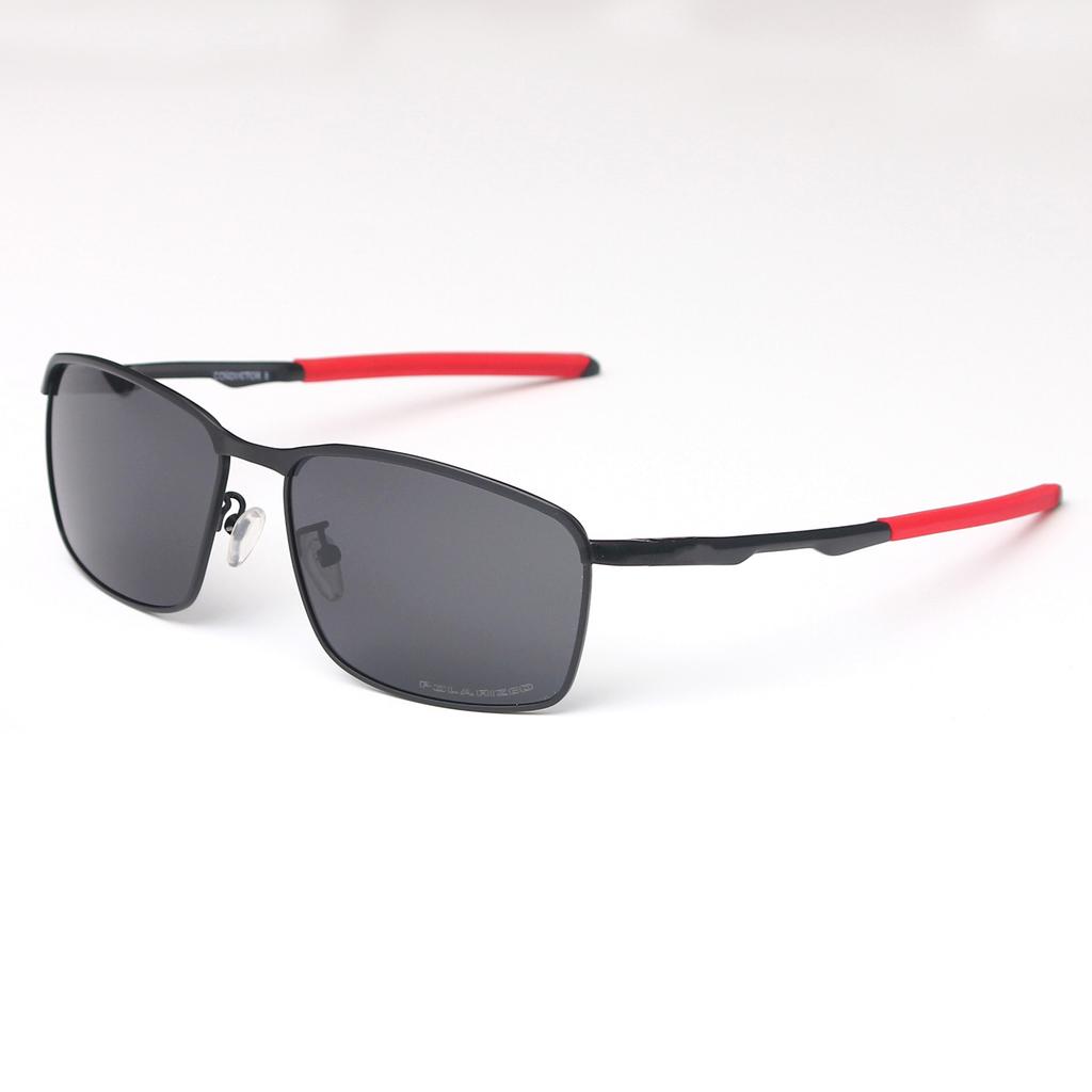 Sports-style metal polarized sunglasses, retro and trendy, suitable for men and women, ideal for cycling, outdoor activities, and travel4106