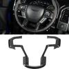 F150 Steering Wheel Decor Cover Trim Frame For Ford F150 2015-2017 Super Duty