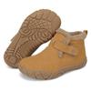 2026 Unisex Children's Winter Snow Boots with Velvet Lining & Velcro - Wide Fit, Short Style