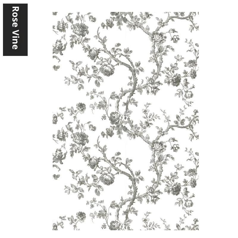 

Французские Ретро Розы Наклейка Обои Самоклеящиеся Водонепроницаемые и Влагостойкие Шкаф Шкаф Мебель Ремонт Обои для Ванной CWX-Rose Vine