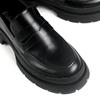 Leather Shoes Women's Heightened Platform Muffin Round Head Single Shoes