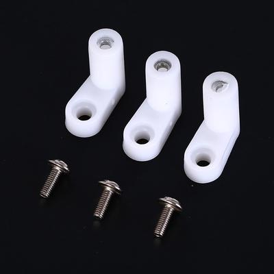 10Pcs Feste Kunststoff Pcb Montage Füße 20Mm L Typ Füße Mit Schrauben