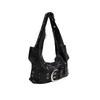 Spice Girl Wind Underarm Bag Vintage Spice Girl Underarm Bag Large Capacity Commuter Shoulder Black Locomotive Bag Female