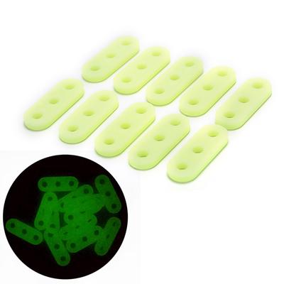10Pcs Green Outdoor Luminous Rope Buckle Tent Wrench Buckle Safety Alert Buckle