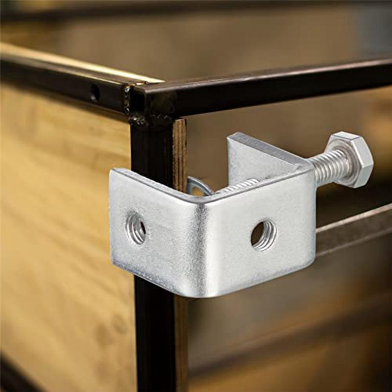 2025+ 10 Pcs Stainless Steel C Heavy Duty 1 3/16 Inch with Stable Wide Jaw Opening Small Screw for Metal Working Woodworking