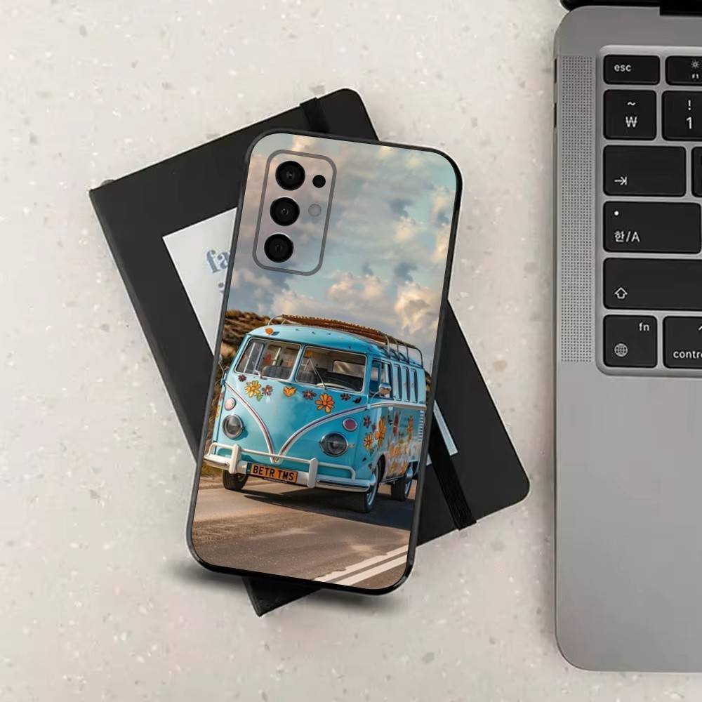 

C-Combi Van Surf Case For Samsung Galaxy A73,52,71,53,32,72,41,J7,22,Note,31,8,9,Soft Black Silicone Cover SamsungA40