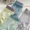 3pcs Men's Ice Silk Seamless Underwear Men's Ice Silk Summer Men's Boxer Shorts Mesh Breathable Boxer Brief