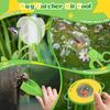 Children's Researcher/Explorer Set (4+): Insect Box, Magnifying Glass, Catcher, 12 Fake Insects, Butterfly Net. Green, Gift for Boys & Girls