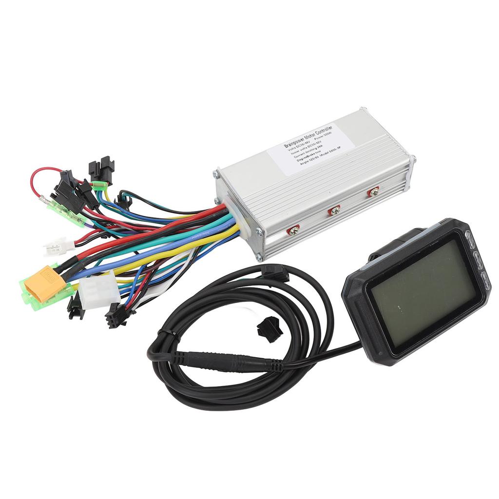 36V 48V 500W 28A Electric Bike Brushless Controller 5530 LCD Display Panel S600 Bike Conversion Kit