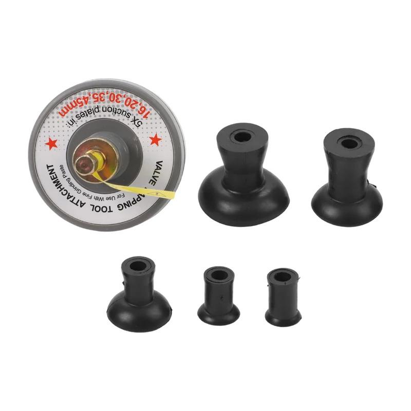 Valve Lapping Tool Attachment 5 Suction Plates 1000 1250rpm For Auto Motorcycle ATV Small Engine Valves