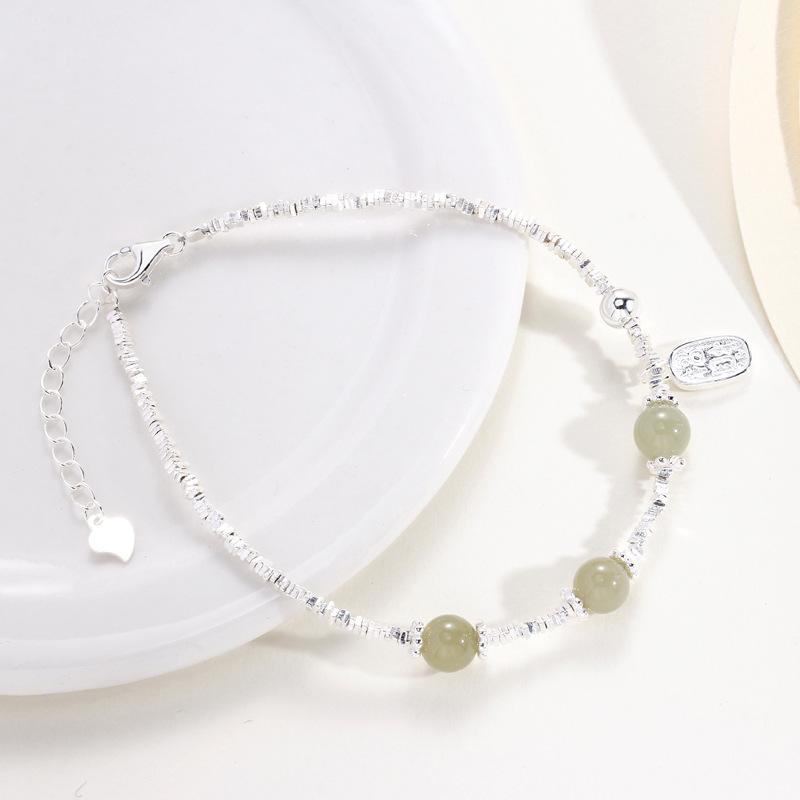 

Браслет Lucky Nafu Женский Гуочао Новый Китайский Нишевый Деликатный Браслет из Круглых Бусин Женский