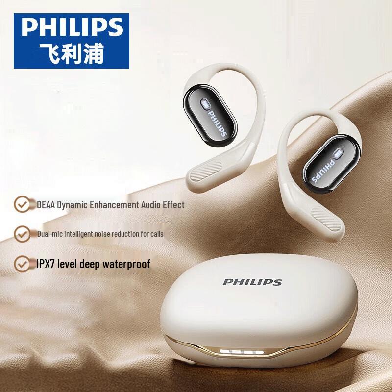 PHILIPS True Wireless Ear-hook Bluetooth Headphones