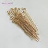 50pcs/bag 20-50mm Flat Head Pin/Ball Head Pin /Eye Pins 18K Gold Plated/Platinum Plated Pins For DIY Jewelry Making Supplies