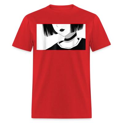 Aesthetic Goth Anime Girl Tee - Soft Grunge Aesthetic Gothic T-Shirt 4