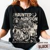 Retro The Haunted Unisexsion Shirt Spooky Season Shirt Madam Leota Hitchhiking Ghosts Halloween Gothic Family Shirt