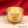 Brass Laser-Engraved Zhaocai Jinbao Cylinder Home Decoration Gift
