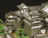 DOYUSHA Scale Japanese Famous Castle Standard Himeji Castle Plastic Model Molded Color 1/500 S-21