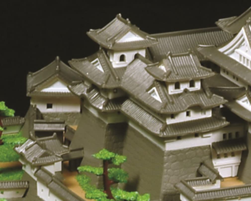 DOYUSHA Scale Japanese Famous Castle Standard Himeji Castle Plastic Model Molded Color 1/500 S-21