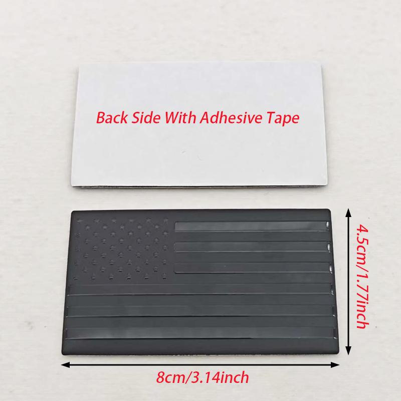 American Flag Aluminum Car Sticker Motorcycle Badge Auto Accessory Durable Auto Decal Universal Car Sticker Accessories