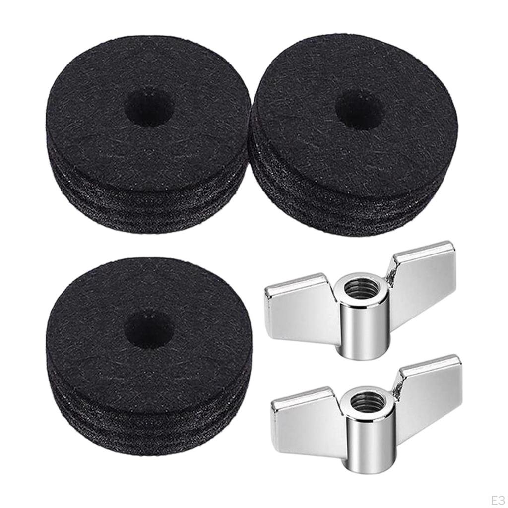 13 Pieces Cymbal Felt Kits Replacement Accessories Percussion Instrument Durable