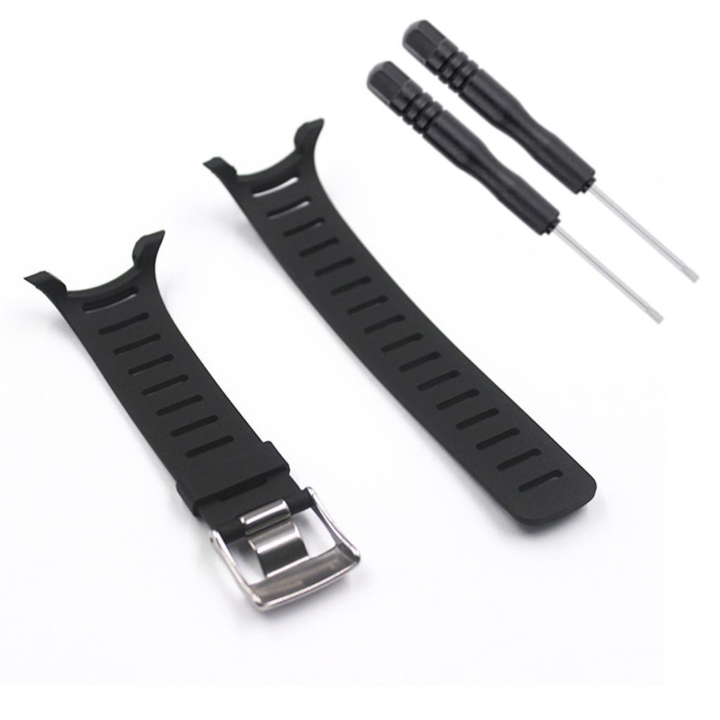 For Suunto T1 T1C T3 T3C T3D T4C T4D Sports Silicone WatchBand Soft Rubber Strap Men Pin Buckle Watch Accessories Free Tools