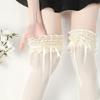 Lolita Lace Over-the-Knee Socks with Bow Tie