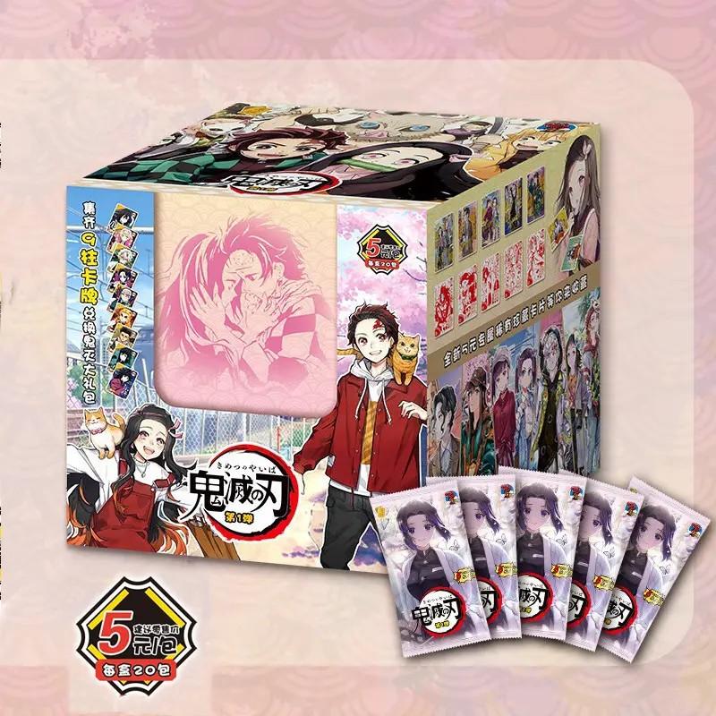 Original Genuine Demon Slayer Trading Cards Anime-Inspired Playing Cards Packaged in Paper PR Edition Board Game