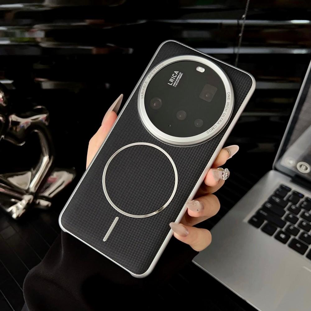 For Xiaomi Mi 15 Ultra Case Luxury PU Magnetic Wireless Charging Protect Back Cover Case For Xiaomi Mi 15 Pro 14 13 Ultra Shell