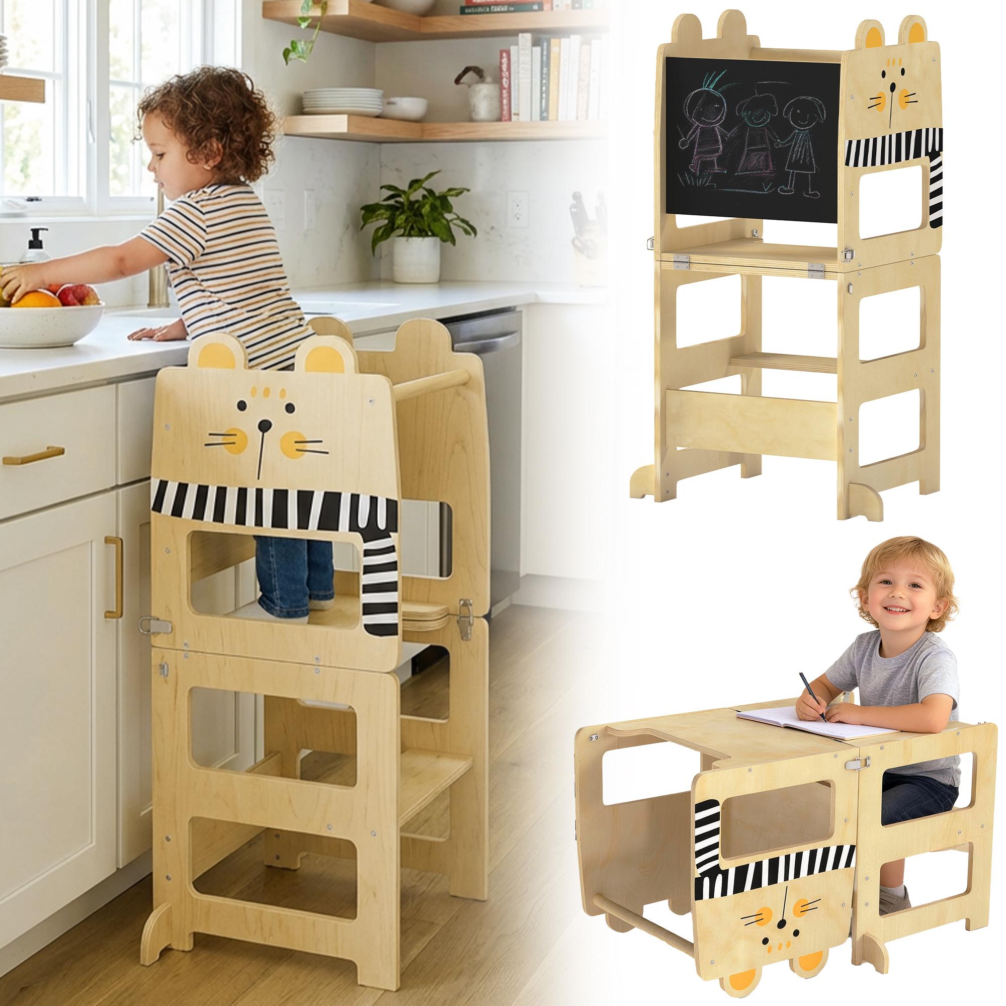 Toddler Step Stool, Standing Tower with
