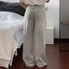 High Waist Straight Jeans Damen Locker Lässig Denim Hose Tägliche Straßenhose
