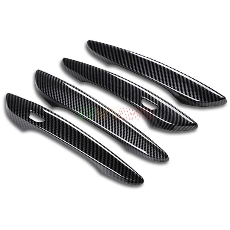 For Mazda CX-50 CX50 CX-60 Accessory 2022 2023 Carbon Chrome Keyless Car Side Door Handle Cover Protector Trim Exterior