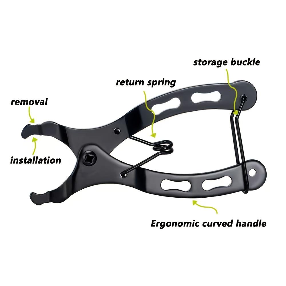 3pcs Heavy-Duty Bicycle Chain Tool Set with Chain Cutter, Joint Pliers Chain Hook for Chain Maintenance, Compatible with Road, Mountain, BMX, Folding