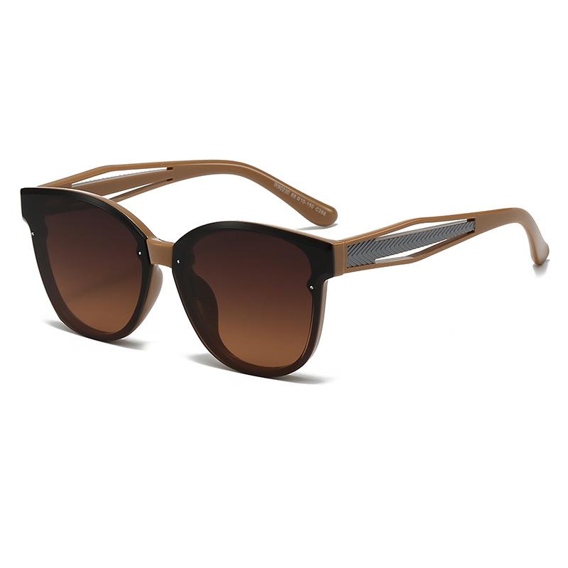 New retro large frame fashion hipster sunglasses trend polarized premium sunglasses women's UV protection men