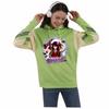 Oshi no Ko Color Block Patchwork Hoodie with Fleece Lining