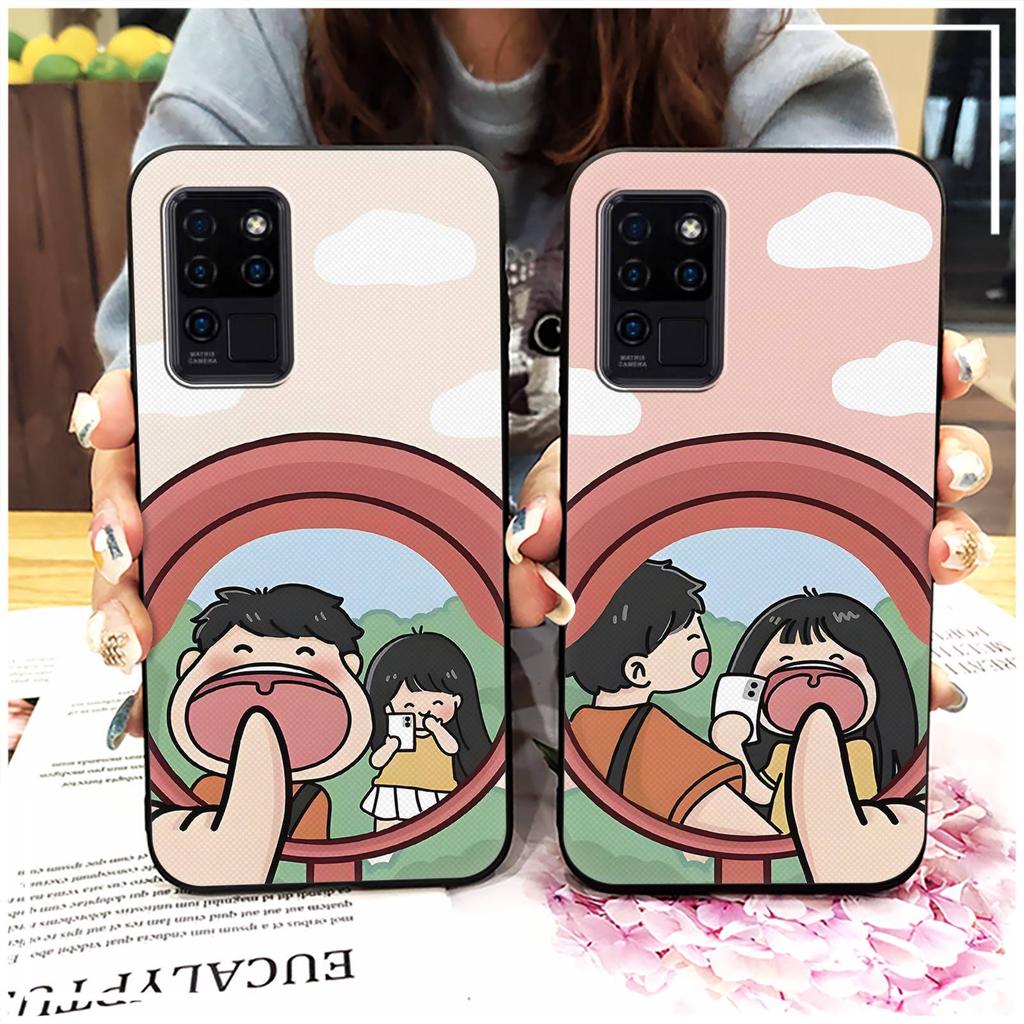 Back Cover Silicone Phone Case For Oukitel C21 Durable Phone Pouch Dirt-resistant Graffiti Full wrap Cute Anti-dust TPU