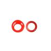 Start Button Ignition Switch Panel 2PCS For Jeep Cherokee 2014- Bright Red