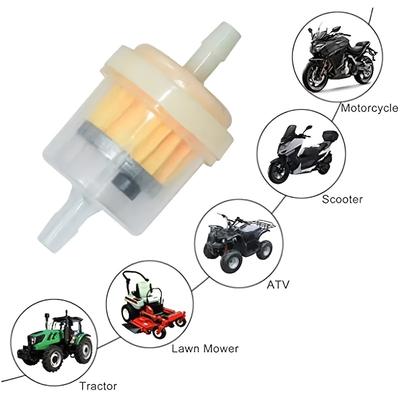 [Universeel Brandstoffilter] Universeel Benzine In-Line Brandstoffilter | met Magneet voor Motorfiets ATV Quad Go Kart Accessoires 3/16 Inch