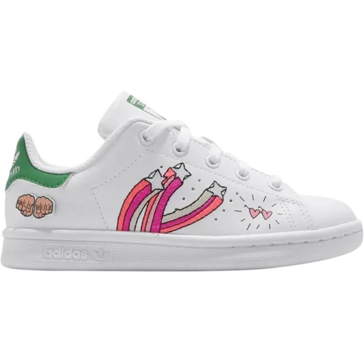 (PS) adidas Stan Smith C 'Girls Rule - White' Kids' FX5977