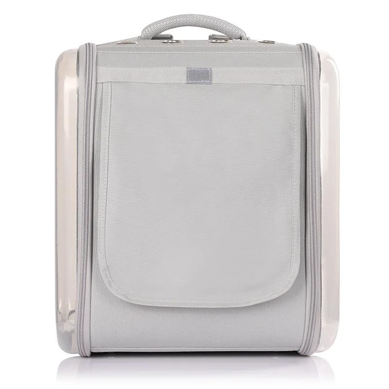 Transparent Dogs Cats Carriers Breathable Backpack Acrylic Space Capsule Puppy Kitten Bag Outdoor Travel Portable Pet Supplies