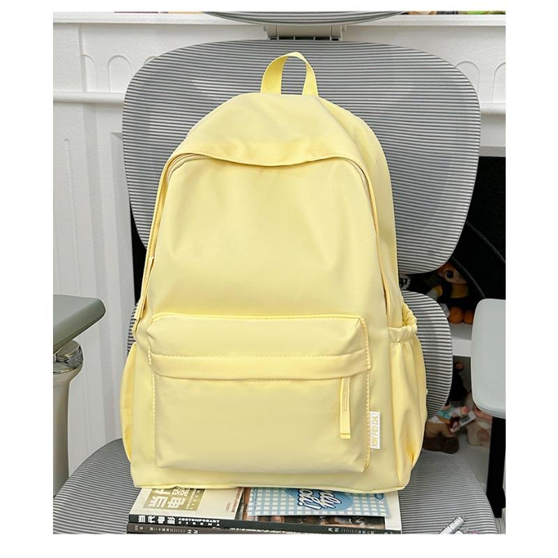High-value Nylon Backpack for Female Students, Large-capacity College Style, Simple and Versatile Schoolbag, Ultra-lightweight New Model