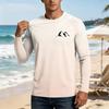 Men's Long Sleeve UPF50+ Sun Protection Shirt Lightweight Breathable Quick Dry Outdoor Casual Loose Fit T-Shirt for Summer Hiking Fishing