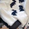 Navava Women Lovely Mink Rabbit Knit Sweater Nk2519