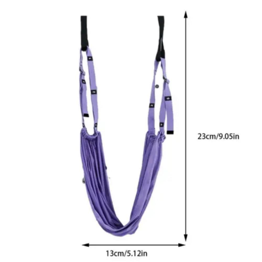Door Hanging Pull Rope Aerial Yoga Strap Adjustable Female Gym Belt Stretch Leg Splits Trainer