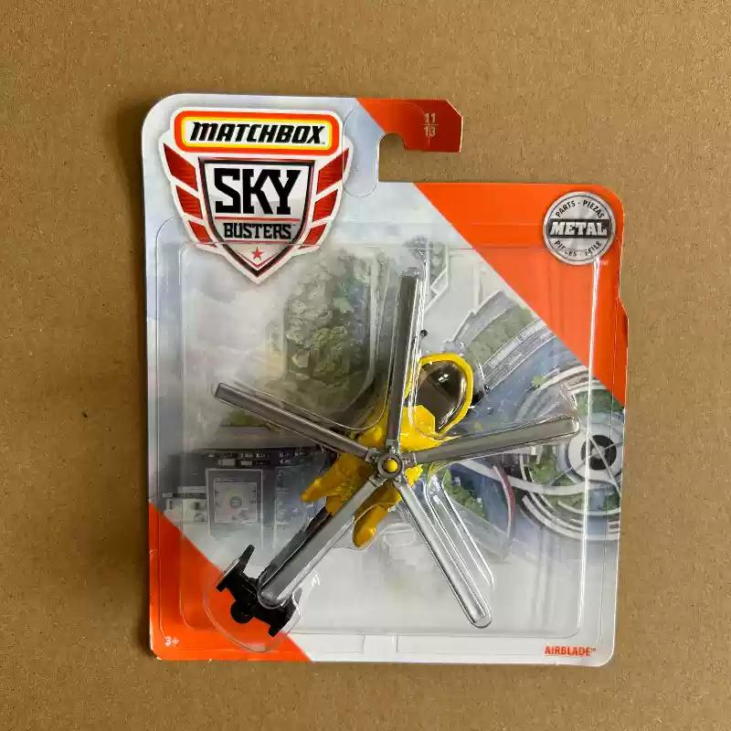 Stock Genuine Matchbox 7kGkt Series Inertia Coastd Fighter Airliner Helicopter Collectible Diecast Aircraft Models Birthday Toy